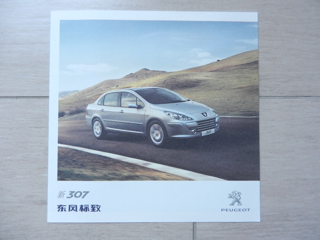 Catalogue Peugeot 307 sedan 2010 Chinois