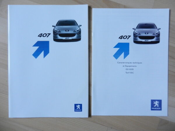 Catalogue Peugeot 407 2005