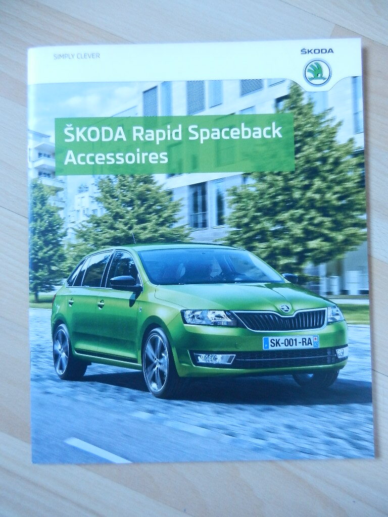 Catalogue Skoda Rapid Spaceback Accessoires 2014