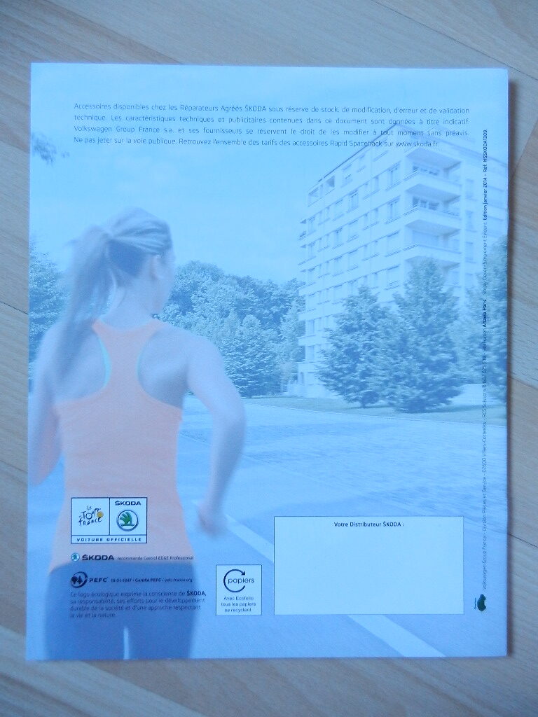 Catalogue Skoda Rapid Spaceback Accessoires 2014 – Image 3