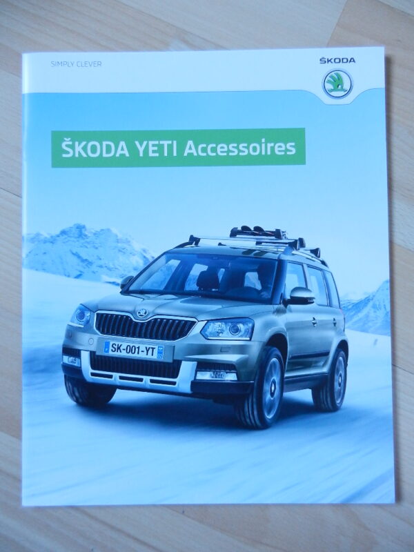 Catalogue Skoda Yeti Accessoires 2014