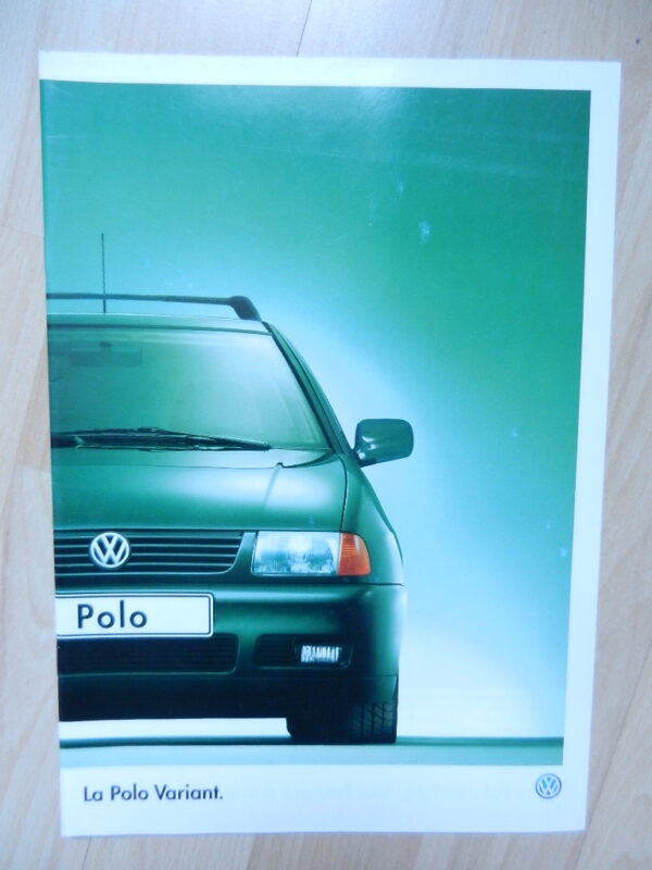 Catalogue Volkswagen Polo Variant 1998 Suisses