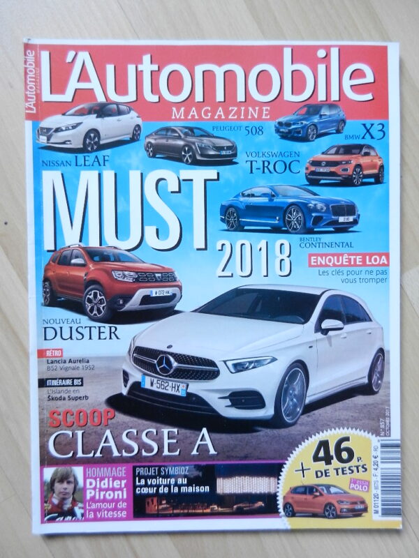 L'Automobile Magazine N° 857 octobre 2017