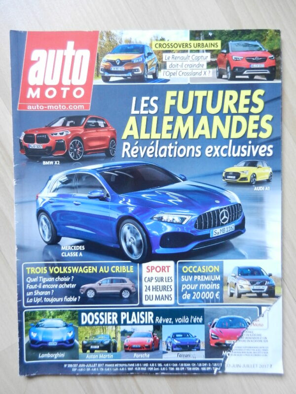 Magazine Auto Moto N° 256 / 257 juin juillet 2017