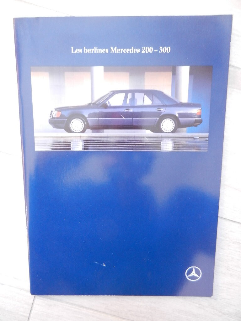 Catalogue Mercedes Benz W124 les berlines 200 - 300 1990