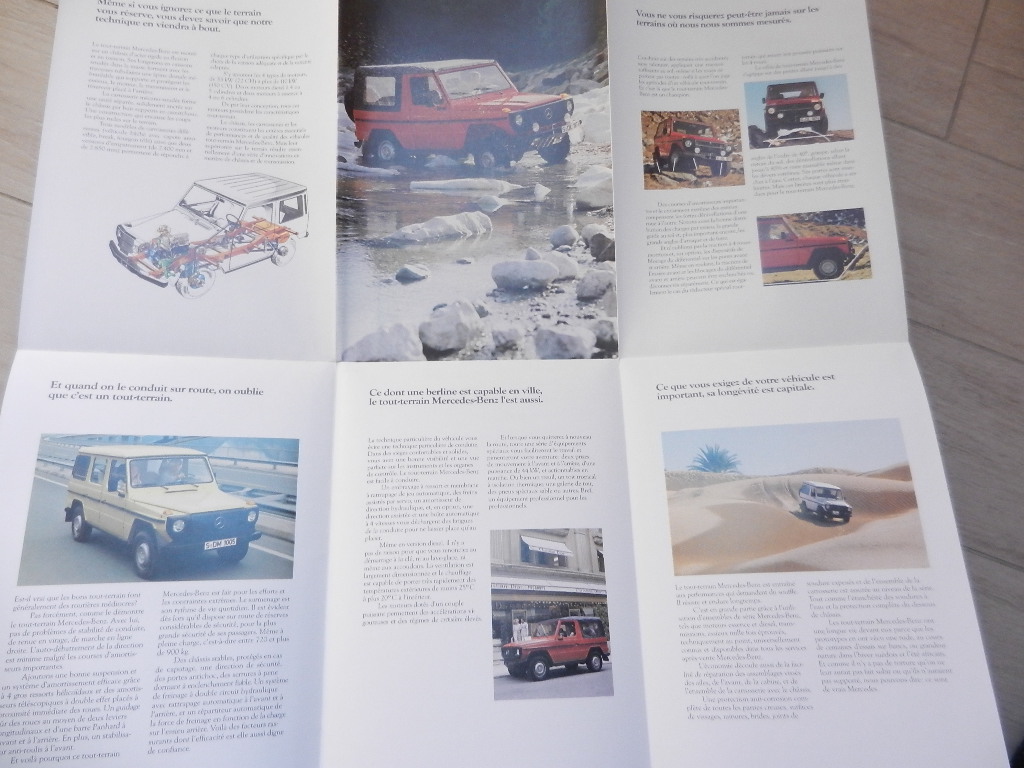 Catalogue Mercedes Benz classe G 1979 – Image 4