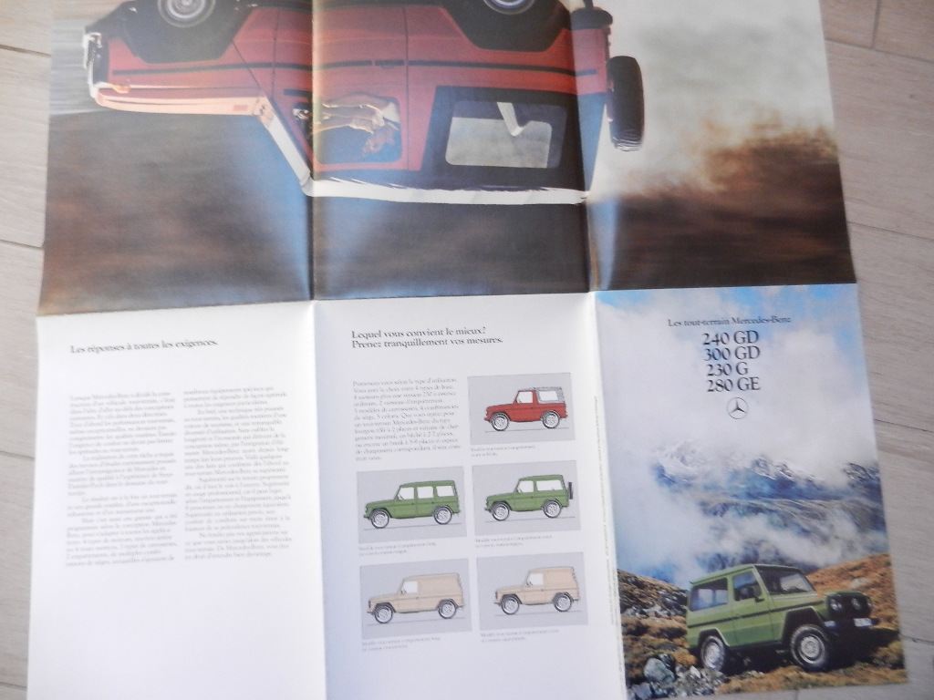 Catalogue Mercedes Benz classe G 1979 – Image 3