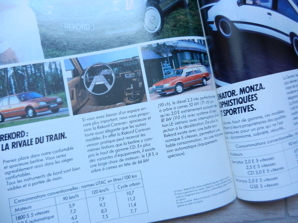 Catalogue Opel gamme 1983 Paris Match – Image 4