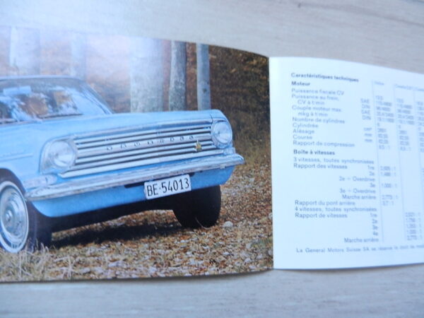 Catalogue Vauxhall Cresta Velox 1966 Suisses – Image 2