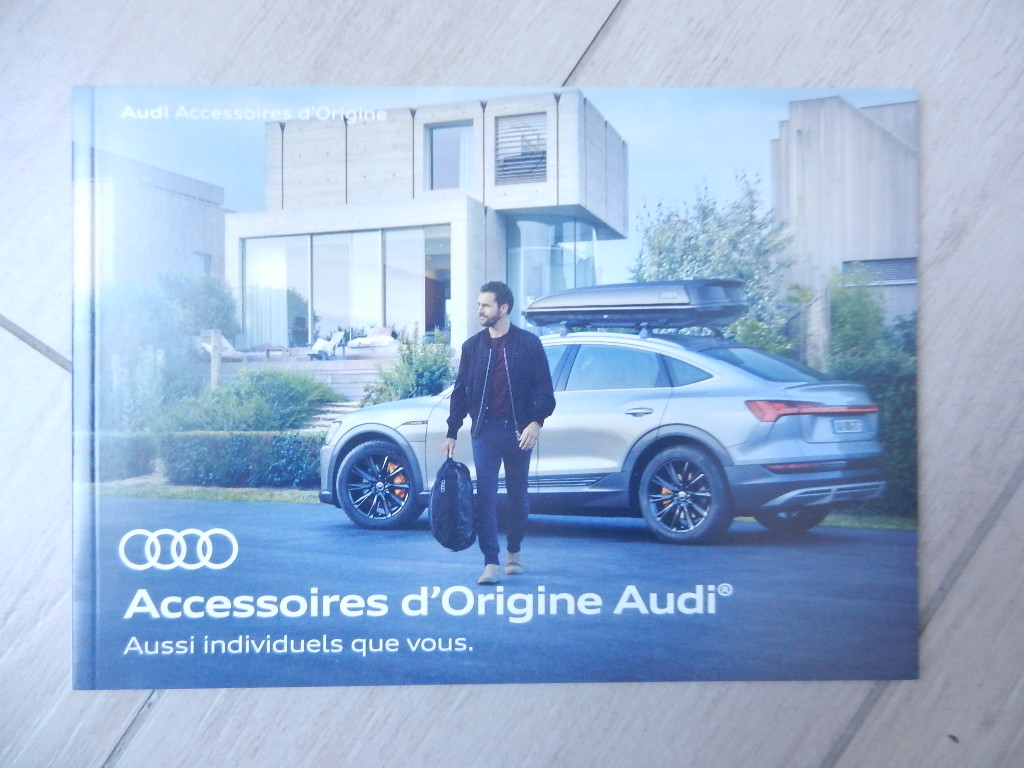 Catalogue AUDI Accessoire d'origine 2021