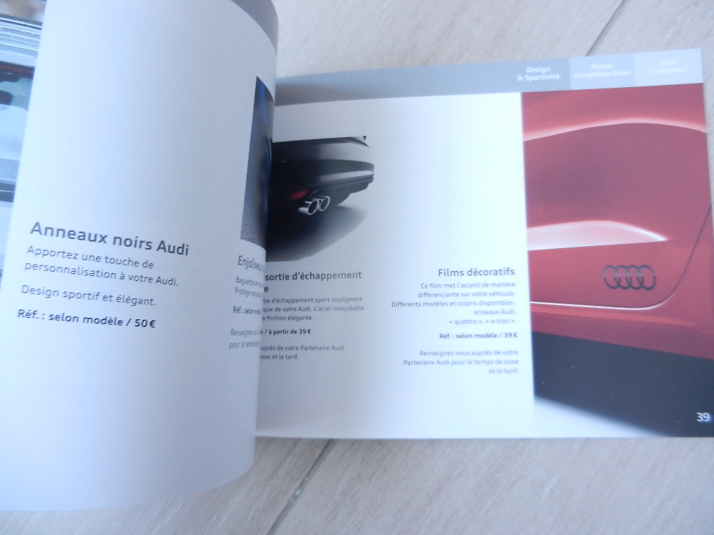 Catalogue AUDI Accessoire d'origine 2021 – Image 2