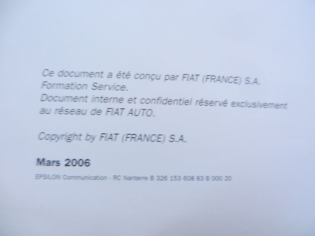 Fiat Sedici formation services aux clients 2006 – Image 2