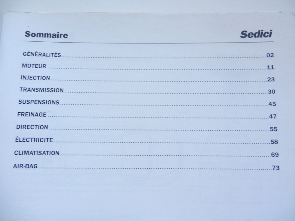 Fiat Sedici formation services aux clients 2006 – Image 3