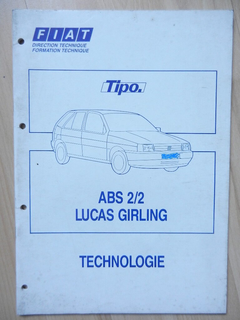 Fiat Tipo 1400 / 1600 DGT ABS 2/2 Lucas Girling