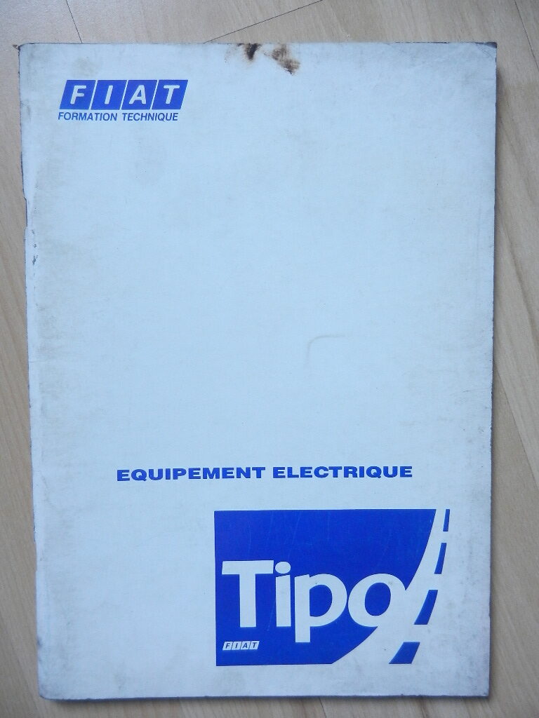 Fiat Tipo équipement électrique 1988