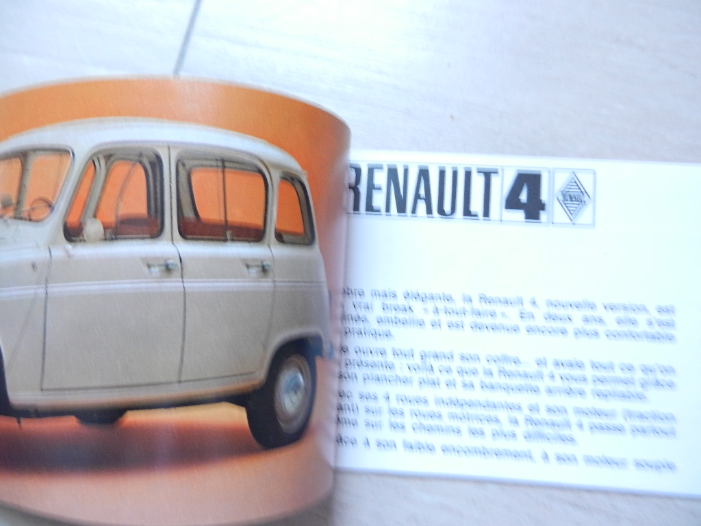 Catalogue Renault gamme 1970 – Image 2