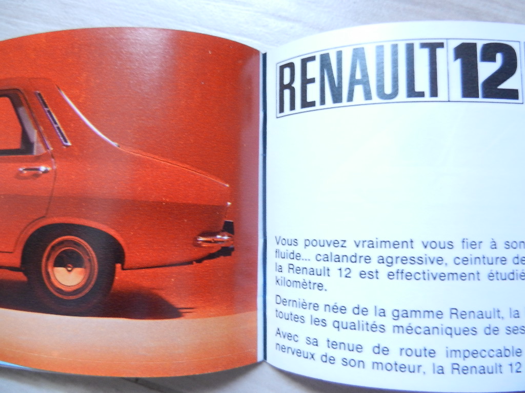 Catalogue Renault gamme 1970 – Image 4