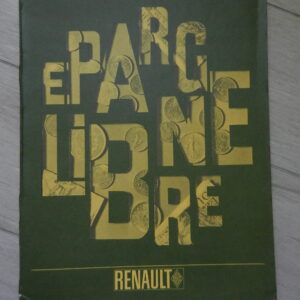 Chemise Renault Epargne Libre