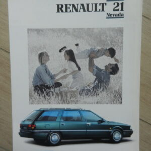Catalogue Renault 21 R21 Nevada 1992