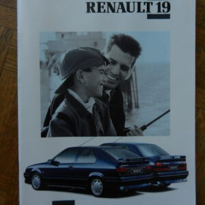 Catalogue Renault 19 08 - 1991 AM 92