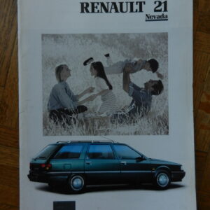 Catalogue Renault 21 R21 Nevada 07/91 AM 1992