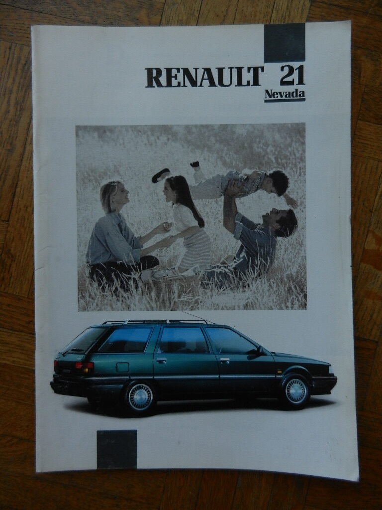 Catalogue Renault 21 R21 Nevada 07/91 AM 1992