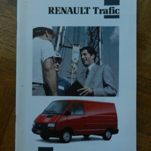 Catalogue Renault Trafic 07 / 1991 AM 92