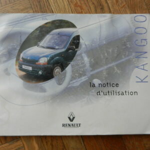 Notice d'utilisation Renault Kangoo 2000
