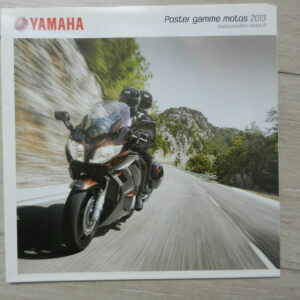 Catalogue Yamaha 2013 Poster Gamme Motos