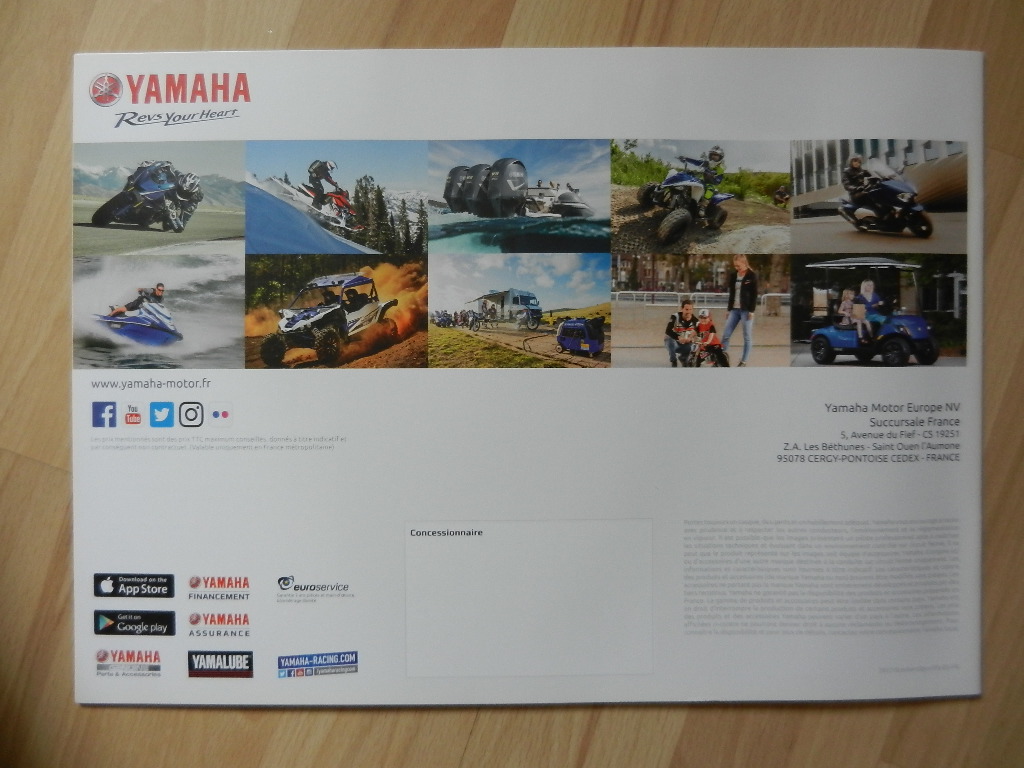 Catalogue Yamaha 2015 Scooters Sportifs – Image 4