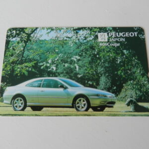 Carte téléphonique Peugeot 406 coupé Japon