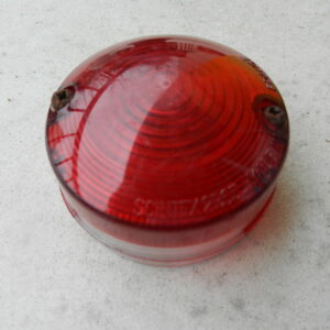 Cabochon feux rouge SCINTEX 2R65