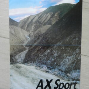 Catalogue Citroën AX Sport 1987
