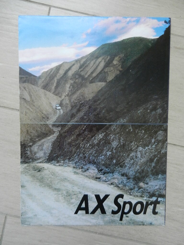 Catalogue Citroën AX Sport 1987