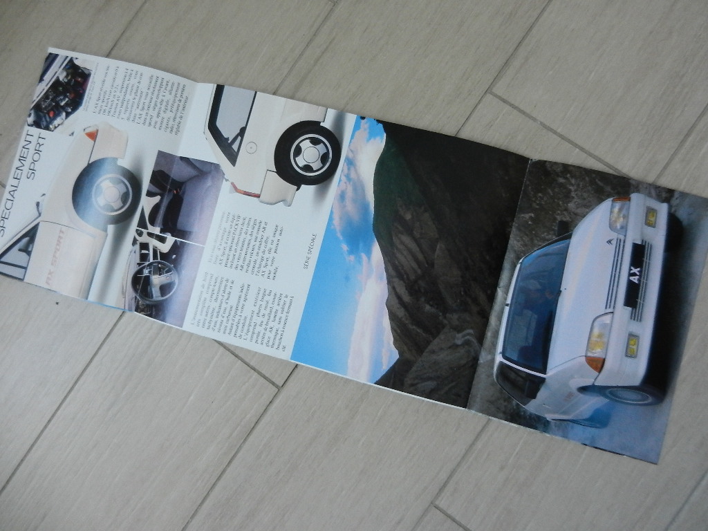 Catalogue Citroën AX Sport 1987 – Image 2