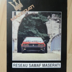Catalogue Maserati coupé Biturbo ES