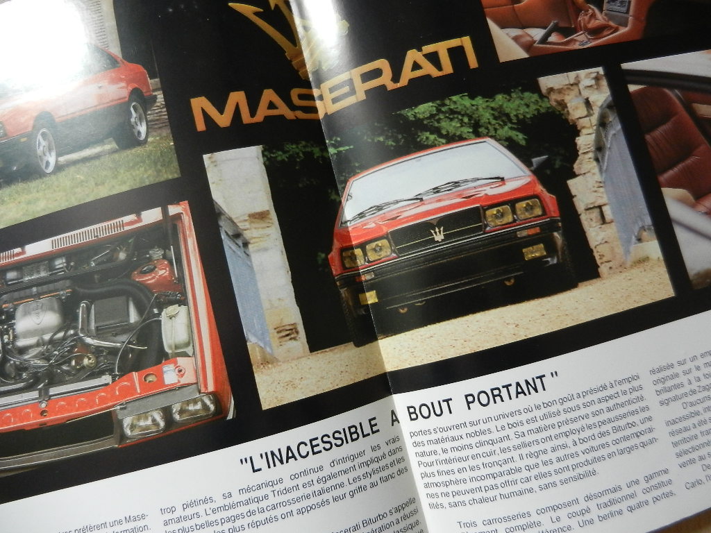 Catalogue Maserati coupé Biturbo ES – Image 2