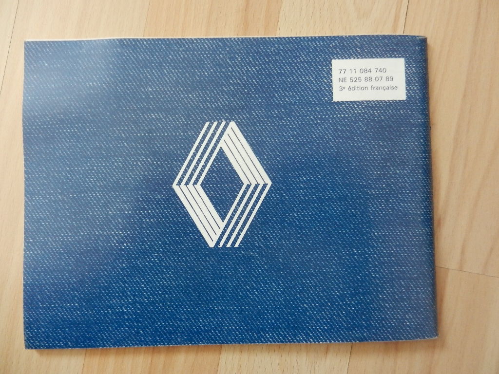 Notice d'utilisation Renault 5 super5 1988 – Image 3