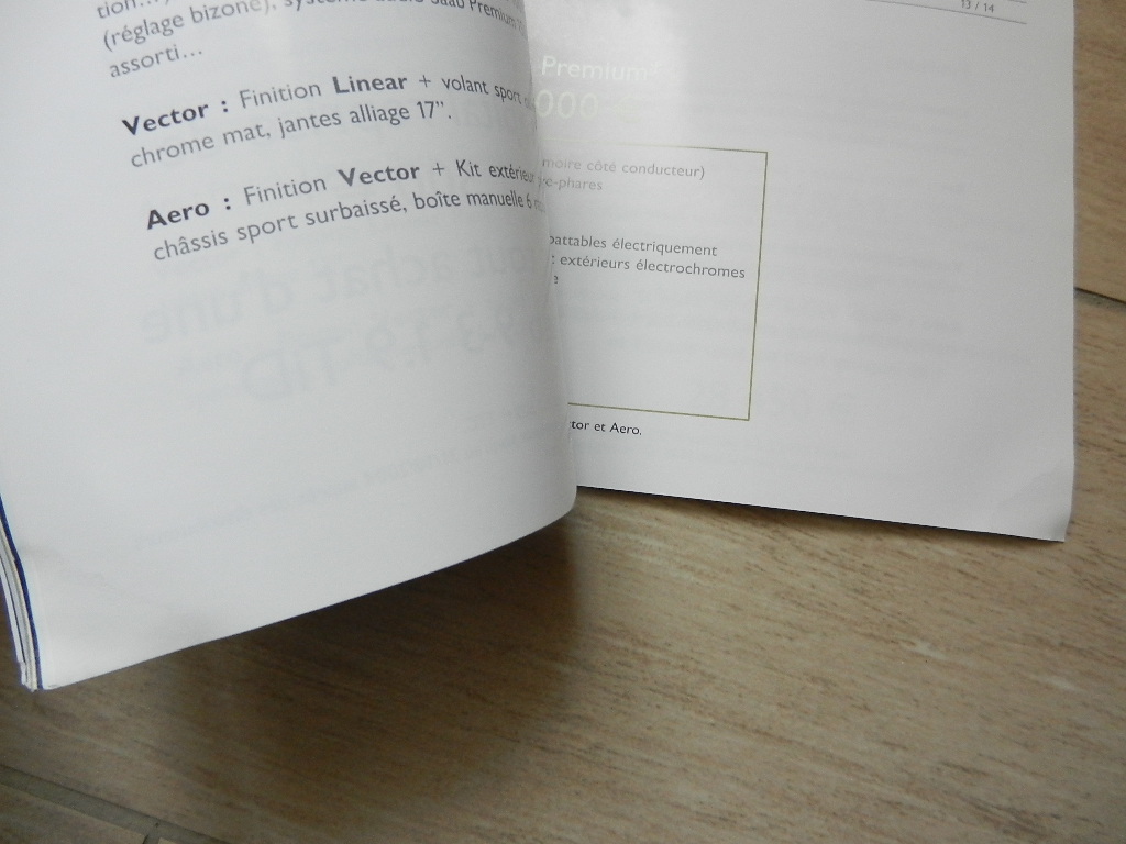 Catalogue SAAB gamme 2004 – Image 3