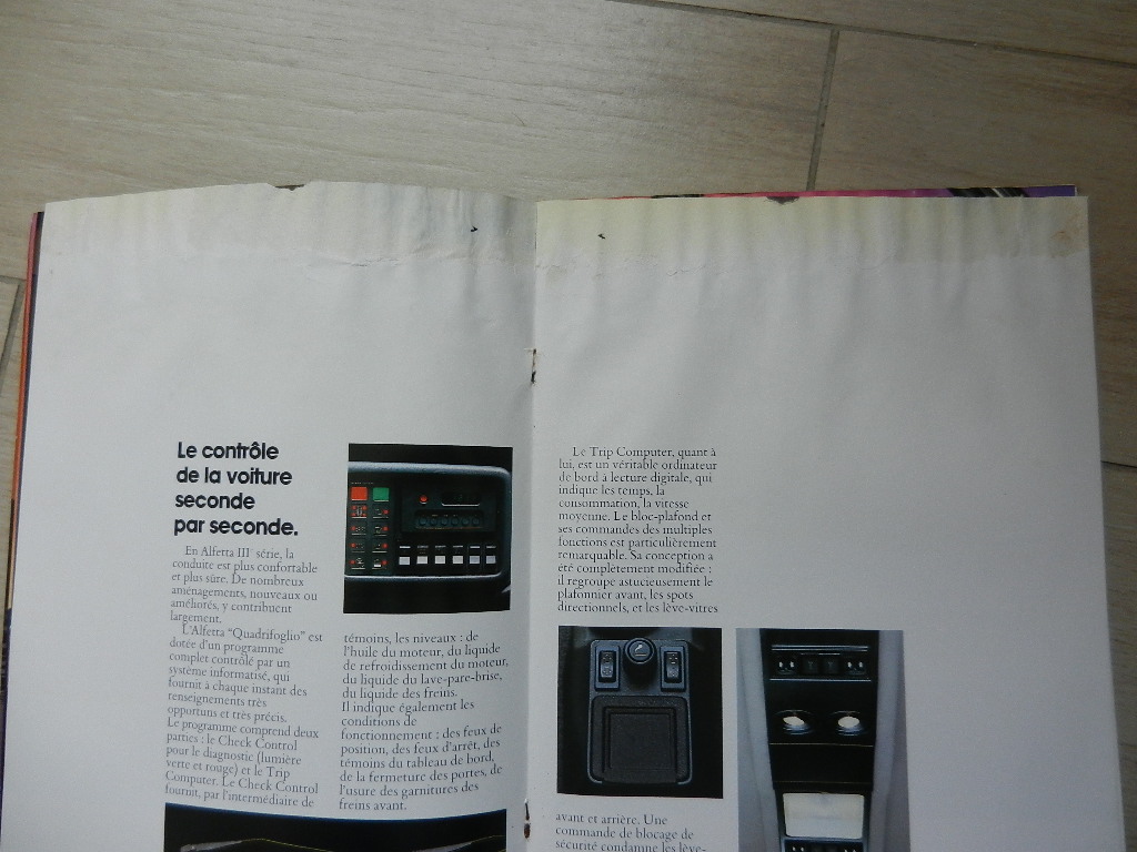 Catalogue Alfa Roméo Alfetta série 3 – Image 2