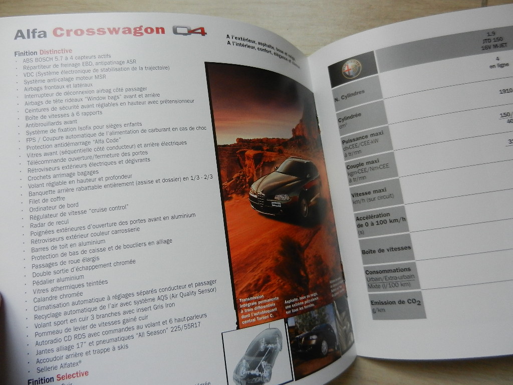 Catalogue Alfa Roméo gamme automne 2004 – Image 7