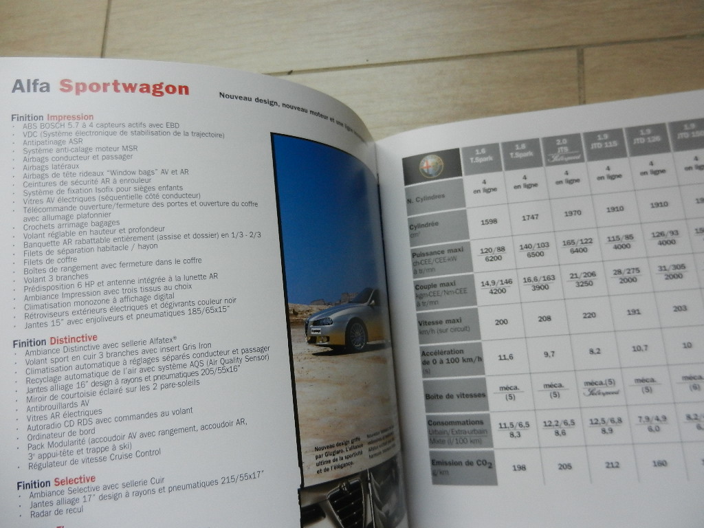 Catalogue Alfa Roméo gamme automne 2004 – Image 6