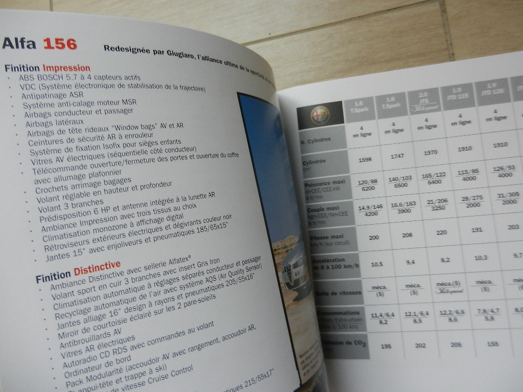 Catalogue Alfa Roméo gamme automne 2004 – Image 5