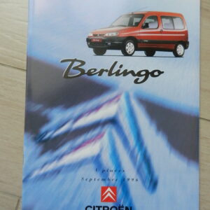 Catalogue Citroën Berlingo 1996