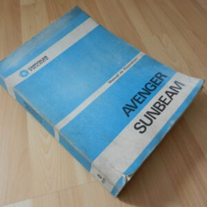 Manuel de réparation Sunbeam Avenger