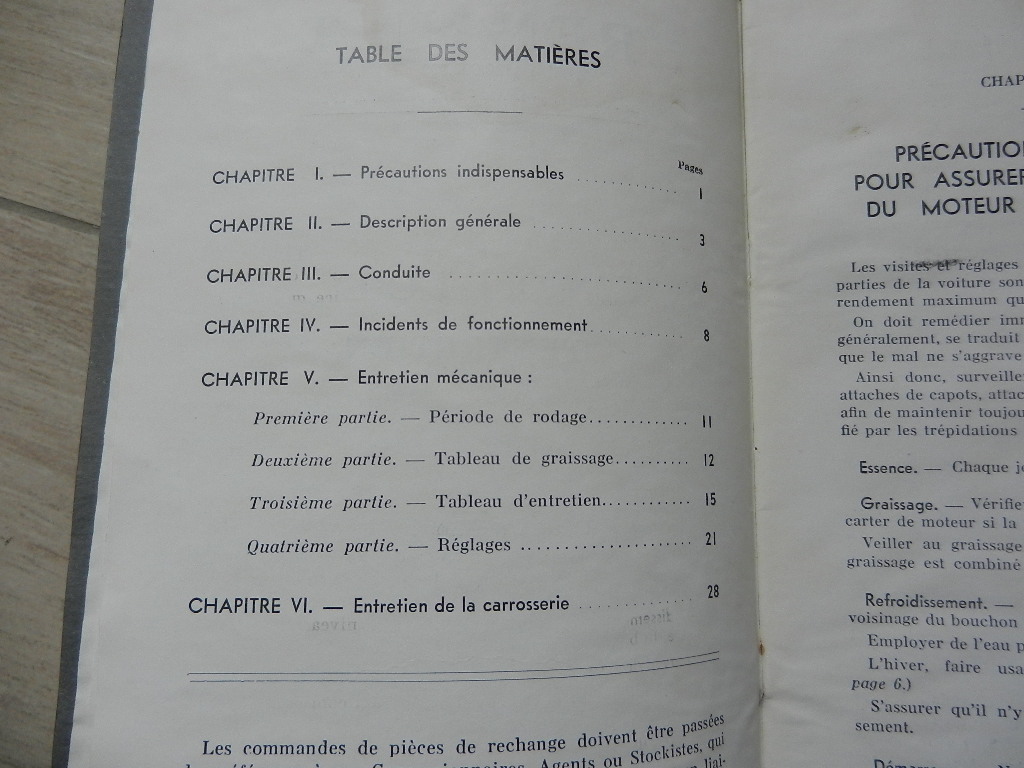 Notice s'utilisation Renault Vivastella type ZA3 – Image 5