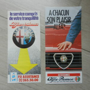Catalogue Alfa Roméo Accessoires