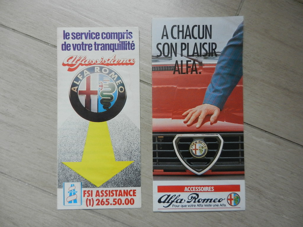 Catalogue Alfa Roméo Accessoires