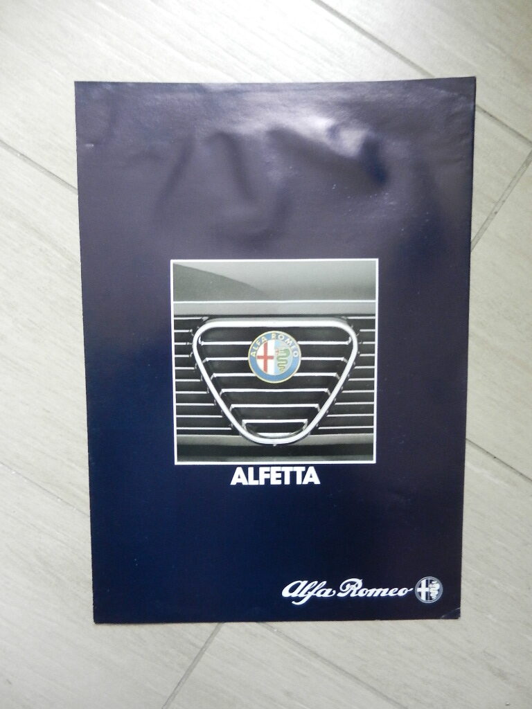 Catalogue Alfa Roméo Alfetta série 3