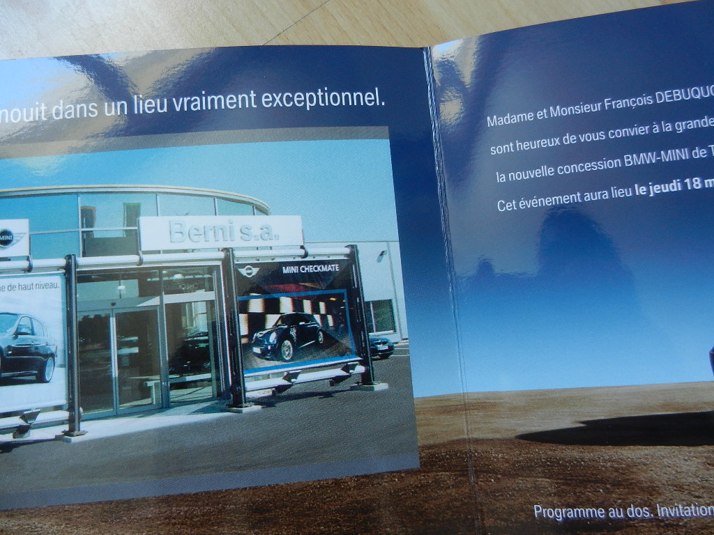 Catalogue BMW invitation nouvelle concession BERNI S.A Troyes – Image 2